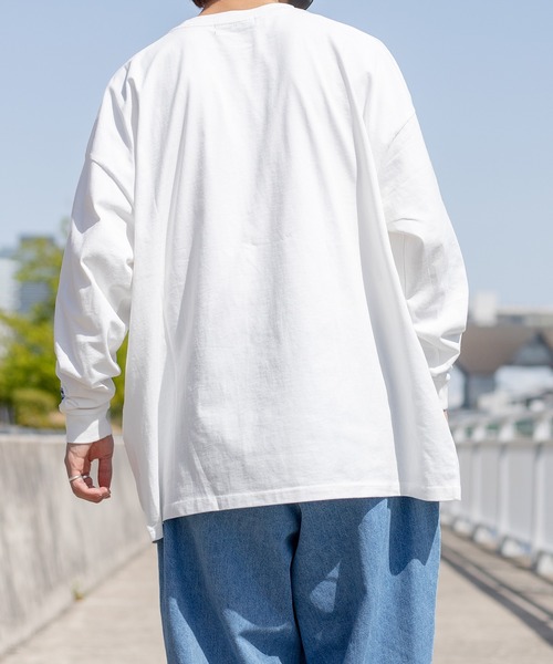 kutir(クティール)の「アソートプリントロンT(Tシャツ/カットソー・メンズ・ホワイト/オフホワイト/ブラック/ベージュ/ダークブラウン/ダークブルー・MEDIUM/LARGE)」の11枚目の写真