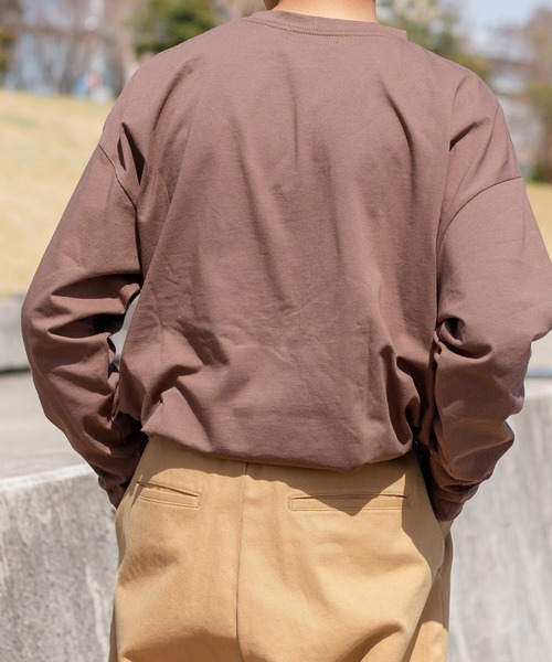 kutir(クティール)の「アソートプリントロンT(Tシャツ/カットソー・メンズ・ホワイト/オフホワイト/ブラック/ベージュ/ダークブラウン/ダークブルー・MEDIUM/LARGE)」の13枚目の写真