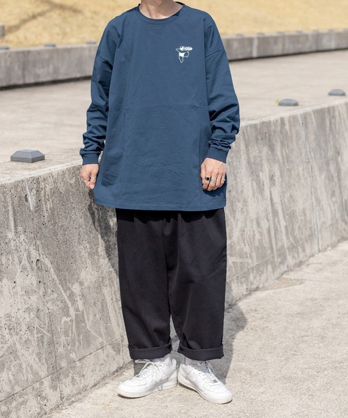 kutir(クティール)の「アソートプリントロンT(Tシャツ/カットソー・メンズ・ホワイト/オフホワイト/ブラック/ベージュ/ダークブラウン/ダークブルー・MEDIUM/LARGE)」の18枚目の写真