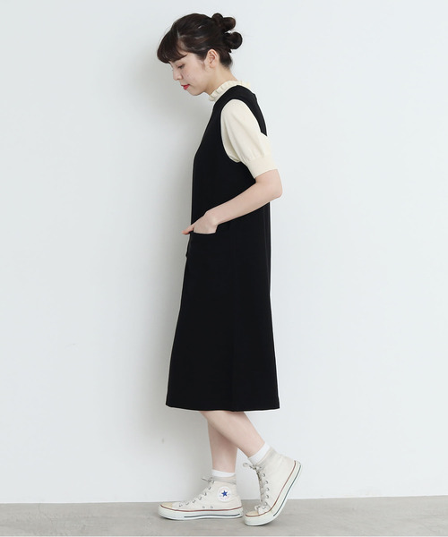 CHILD WOMAN（チャイルドウーマン）の「☆リップルムジ/ボーダー　ノースリワンピース（ワンピース・レディース・レッド/その他/ブラック・FREE）」の20枚目の写真