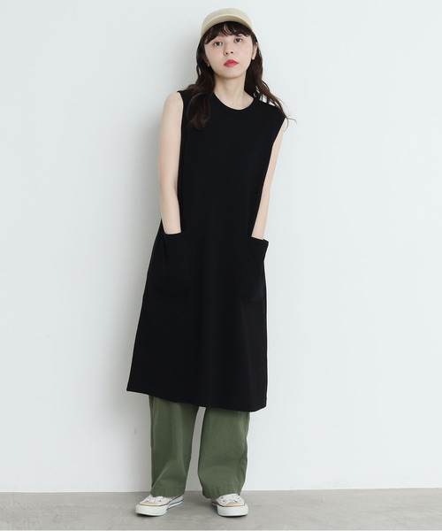 CHILD WOMAN（チャイルドウーマン）の「☆リップルムジ/ボーダー　ノースリワンピース（ワンピース・レディース・レッド/その他/ブラック・FREE）」の16枚目の写真