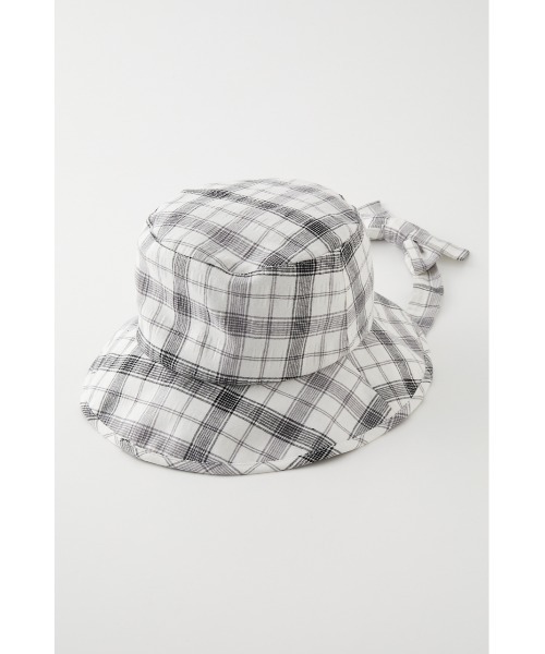 LAGUA GEM（ラグアジェム）の「SPRING CHECK HAT（キャップ・レディース・ライトグリーン/ブラック・FREE）」の4枚目の写真