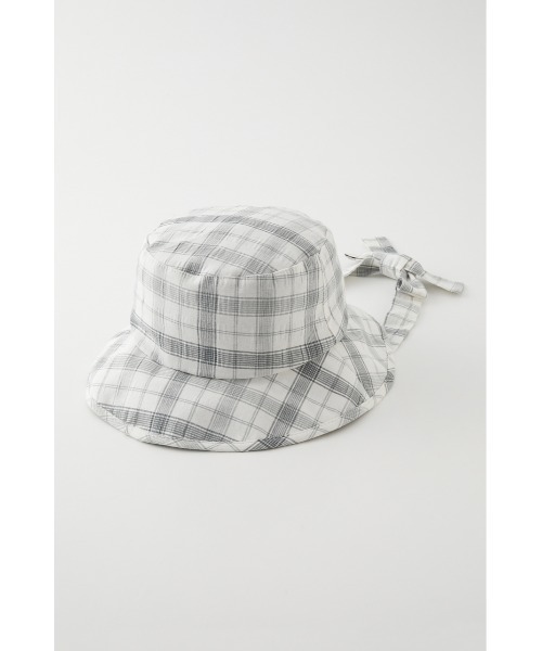 LAGUA GEM（ラグアジェム）の「SPRING CHECK HAT（キャップ・レディース・ライトグリーン/ブラック・FREE）」の6枚目の写真