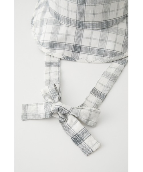 LAGUA GEM（ラグアジェム）の「SPRING CHECK HAT（キャップ・レディース・ライトグリーン/ブラック・FREE）」の8枚目の写真