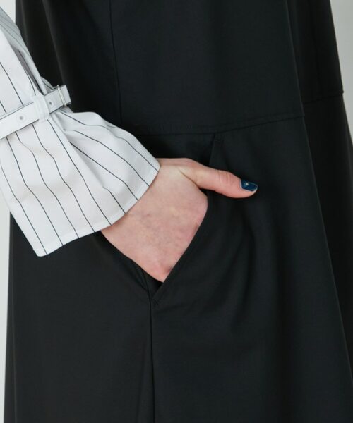 FRAPBOIS（フラボア）の「スムースカラー ジャンパースカート（ジャンパースカート・レディース・ブラック/グリーン系その他・1/0）」の16枚目の写真