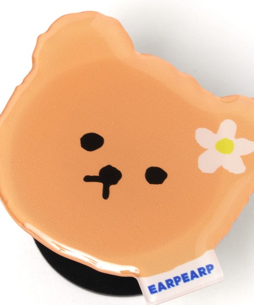 EARPEARP（アプアプ）の「earpearp／Flower merry Tok スマホグリップ 2946628（スマホグッズ・レディース・ベージュ・0）」の2枚目の写真