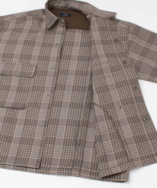 ITEMS URBANRESEARCH（アイテムズ アーバンリサーチ）の「先染めチェック CPOジャケット（その他アウター・メンズ・ブラウン/グレー/ベージュ・LARGE/MEDIUM）」の15枚目の写真