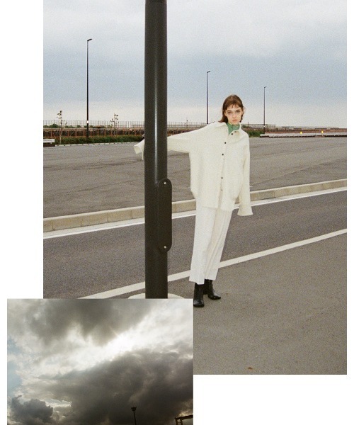 TODAYFUL（トゥデイフル）の「ステッチウールシャツ（シャツ/ブラウス・レディース・ブラウン/キナリ・FREE）」の10枚目の写真