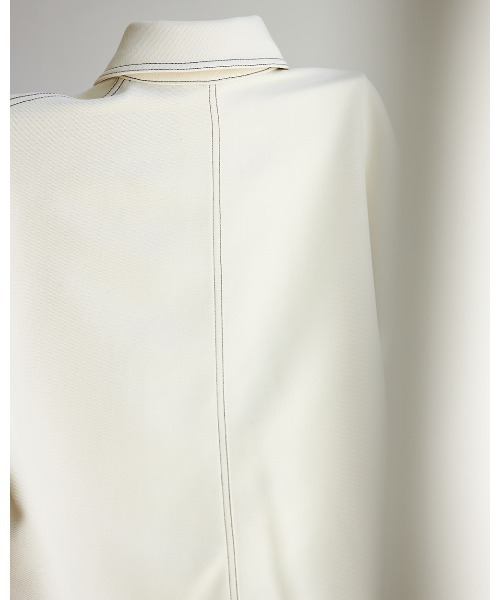 TODAYFUL（トゥデイフル）の「ステッチウールシャツ（シャツ/ブラウス・レディース・ブラウン/キナリ・FREE）」の17枚目の写真