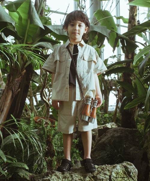 BRANSHES（ブランシェス）の「サファリパンツ（その他パンツ・キッズ・ベージュ/チャコールグレー・100cm/110cm/120cm/130cm/150cm/140cm/90cm）」の7枚目の写真