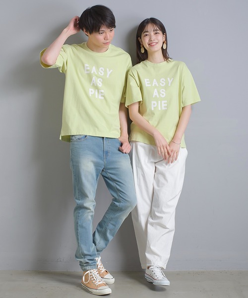 OMNES（オムネス）の「ユニセックス バイオ加工 綿100％プリント半袖Tシャツ（Tシャツ/カットソー・レディース・ホワイト/ブラック/イエロー/ピンクベージュ/チャコール・SMALL/MEDIUM/LARGE/X-LARGE）」の18枚目の写真