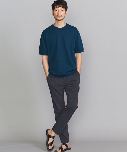 BEAUTY&YOUTH UNITED ARROWS（ビューティーアンドユースユナイテッドアローズ）の「BY スムージー ニット Tシャツ（ニット/セーター・メンズ・ライトグレー/ネイビー/コバルトブルー・SMALL/MEDIUM/LARGE/X-LARGE）」の9枚目の写真
