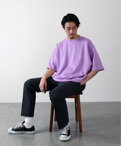 セール】【TENPLA＆Co】 フワット Tシャツ/ワンポイントワッペン