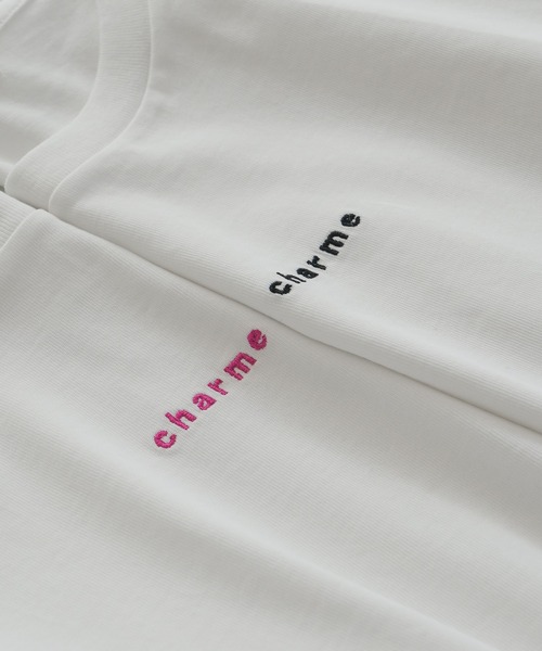 charme by remer（シャルム バイ リメール）の「【charme】mini ロゴ刺繍 Tee（Tシャツ/カットソー・レディース・ホワイト/ホワイト系その他・FREE）」の10枚目の写真