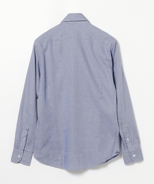 BEAMS HEART（ビームスハート）の「BEAMS HEART / ハウンドトゥース カッタウェイシャツ（シャツ/ブラウス・メンズ・ブルー・MEDIUM/X-LARGE/SMALL/LARGE）」の11枚目の写真