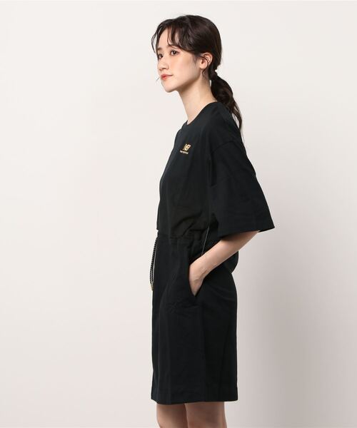 NEW BALANCE（ニューバランス）の「NB Athletics Tシャツ ドレス（ワンピース・レディース・エメラルドブルー/ブラック・MEDIUM/LARGE/X-LARGE/SMALL）」の8枚目の写真