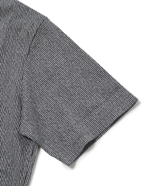 MEN'S BIGI(メンズビギ)の「【DRYMASTER(ドライマスター)】ジャガードTシャツ made in japan(Tシャツ/カットソー・メンズ・ミント/ライトグレー/ネイビー・02/01/03)」の10枚目の写真