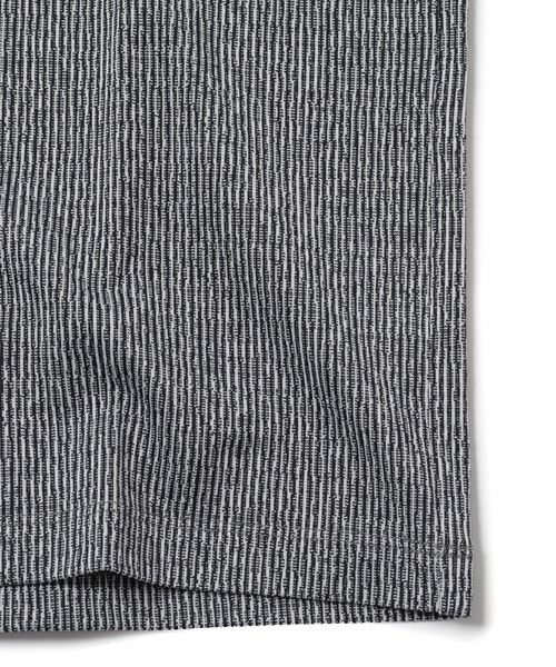 MEN'S BIGI(メンズビギ)の「【DRYMASTER(ドライマスター)】ジャガードTシャツ made in japan(Tシャツ/カットソー・メンズ・ミント/ライトグレー/ネイビー・02/01/03)」の11枚目の写真