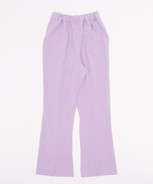 GLOBAL WORK（グローバルワーク）の「【AND YUA ANY】オトナ見えカットフレアパンツ/954629（その他パンツ・キッズ・ライトグレー/パープル系その他2/ライトグリーン・150cm/160cm）」の14枚目の写真