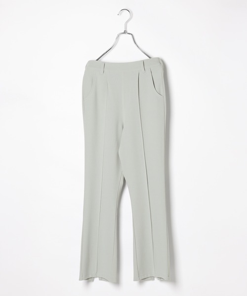 GLOBAL WORK（グローバルワーク）の「【AND YUA ANY】オトナ見えカットフレアパンツ/954629（その他パンツ・キッズ・ライトグレー/パープル系その他2/ライトグリーン・150cm/160cm）」の5枚目の写真