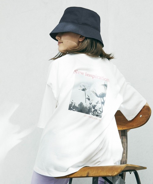 GLOBAL WORK（グローバルワーク）の「【AND YUA ANY】オトナ見えカットフレアパンツ/954629（その他パンツ・キッズ・ライトグレー/パープル系その他2/ライトグリーン・150cm/160cm）」の6枚目の写真