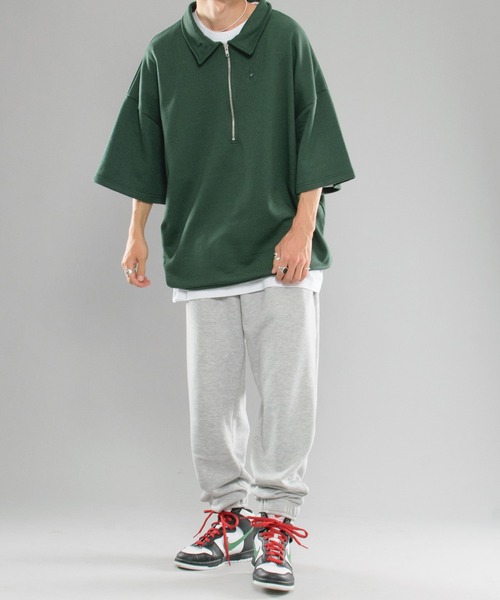 kutir(クティール)の「カレッジ刺繍ロゴスウェットパンツ(その他パンツ・メンズ・ライトグレー/グリーン・SMALL/MEDIUM/LARGE)」の18枚目の写真