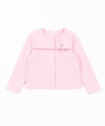 KP | リボン付きストレッチミニ裏毛ガーディガン(100-130cm)(カーディガン/ボレロ)