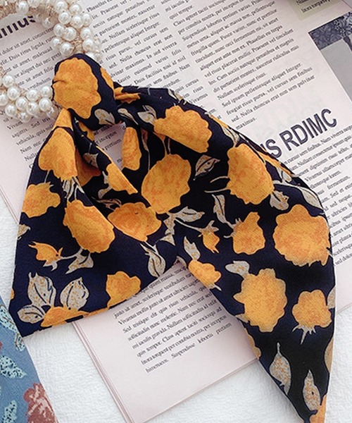 florist（フローリスト）の「トレンド透け感リボン×ホワイトパールヘアゴム（ヘアゴム・レディース・ホワイト系その他2/ピンク系その他2/ライトブラウン/ブラック系その他2/ホワイト系その他3/ライトブルー/ピンク系その他3/ブラック系その他3/ブラック系その他4/ホワイト系その他4/ブラック系その他5/ブラック系その他6・FREE）」の7枚目の写真