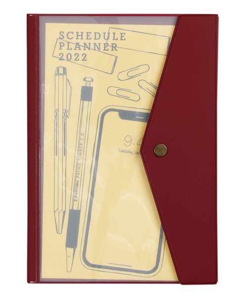 HIGHTIDE（ハイタイド）の「ハイタイド 手帳 2022年 (2021年10月始まり)  フューゲン (A5 マンスリー) 月間 スケジュール帳 ダイアリー（手帳/メモ帳・レディース・ネイビー/ベージュ/ワイン/ブラック・FREE）」の4枚目の写真