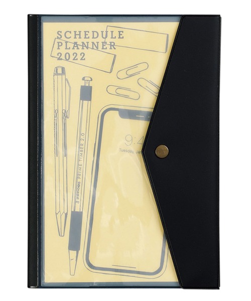 HIGHTIDE（ハイタイド）の「ハイタイド 手帳 2022年 (2021年10月始まり)  フューゲン (A5 マンスリー) 月間 スケジュール帳 ダイアリー（手帳/メモ帳・レディース・ネイビー/ベージュ/ワイン/ブラック・FREE）」の2枚目の写真