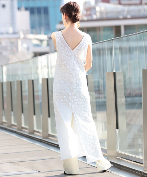 Ray BEAMS（レイビームス）の「Ray BEAMS / オパールプリント ノースリーブ ワンピース（ワンピース・レディース・グリーン系その他2/オレンジ/ホワイト・ONE SIZE）」の12枚目の写真