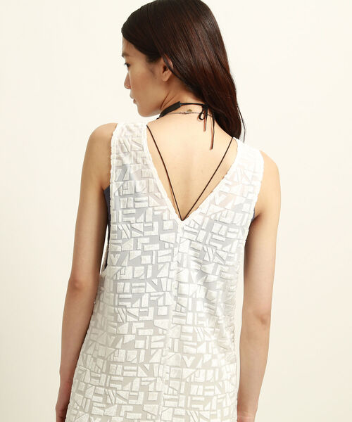 Ray BEAMS（レイビームス）の「Ray BEAMS / オパールプリント ノースリーブ ワンピース（ワンピース・レディース・グリーン系その他2/オレンジ/ホワイト・ONE SIZE）」の13枚目の写真