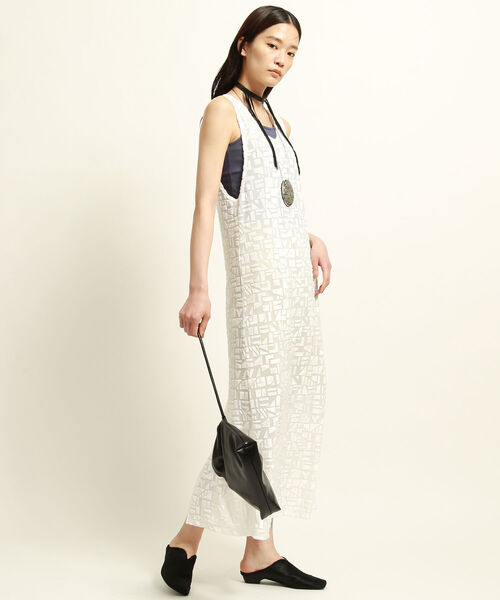 Ray BEAMS（レイビームス）の「Ray BEAMS / オパールプリント ノースリーブ ワンピース（ワンピース・レディース・グリーン系その他2/オレンジ/ホワイト・ONE SIZE）」の14枚目の写真