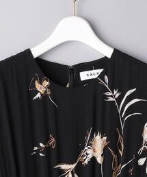 SACRA サクラ　Shadow flower ワンピース　ロング　ノースリーブ SACRA サクラ｜LEOPARD｜レオパードノースリーブ ワンピース