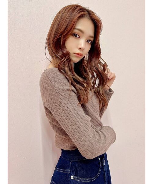 RESEXXY(リゼクシー)の「カシュクールニットトップス(ニット/セーター・レディース・ベージュ/レッド/ブラック/アイボリー・FREE)」の21枚目の写真