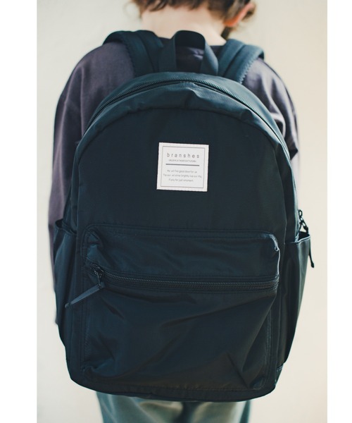 BRANSHES(ブランシェス)の「デイリーリュック(バックパック/リュック・キッズ・ブルー/ライム/ブラック・F)」の4枚目の写真