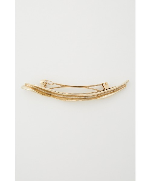 BLACK BY MOUSSY（ブラックバイマウジー）の「【WEB限定】wave valletta（ウェーブバレッタ）（バレッタ/ヘアクリップ・レディース・ゴールド/シルバー・FREE）」の11枚目の写真