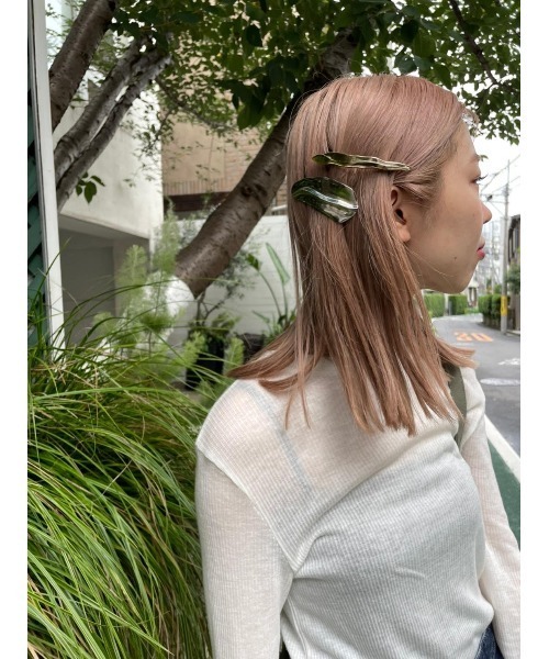 BLACK BY MOUSSY（ブラックバイマウジー）の「【WEB限定】wave valletta（ウェーブバレッタ）（バレッタ/ヘアクリップ・レディース・ゴールド/シルバー・FREE）」の19枚目の写真