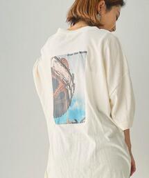 coen | ルージーフォトプリントTシャツ(Tシャツ/カットソー)