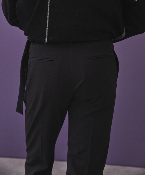 PUBLIC TOKYO（パブリックトウキョウ）の「【youth】ソリッドフレアパンツ（スラックス・メンズ・ライトベージュ/ブラック・2/1/3）」の22枚目の写真