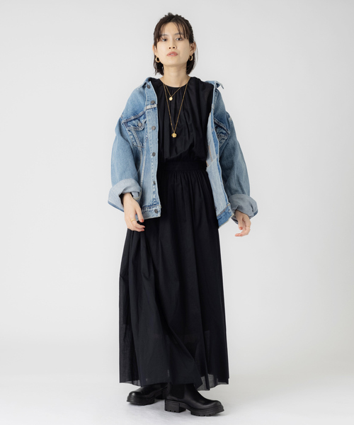 Levi's（リーバイス）の「【LEVI’S】THE TRUCKER JACKET（デニムジャケット・レディース・ライトブルー/ブルー・フリー）」の8枚目の写真