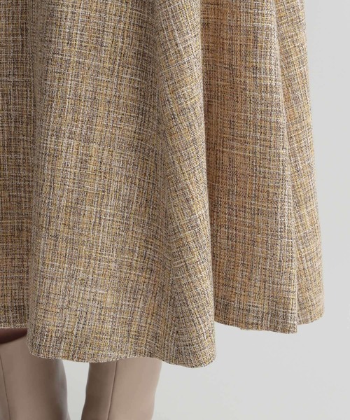 Andemiu（アンデミュウ）の「ツイードフレアスカート228257（スカート・レディース・ブラック/イエロー/ブルー/グレー・SMALL/MEDIUM）」の15枚目の写真