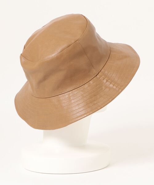 AZUL by moussy(アズールバイマウジー)の「REVERSIBLE BUCKET HAT/リバーシブルバケットハット(ハット・レディース・ブラック/ベージュ/ブラウン系その他・FREE)」の4枚目の写真