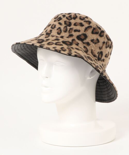 AZUL by moussy(アズールバイマウジー)の「REVERSIBLE BUCKET HAT/リバーシブルバケットハット(ハット・レディース・ブラック/ベージュ/ブラウン系その他・FREE)」の6枚目の写真