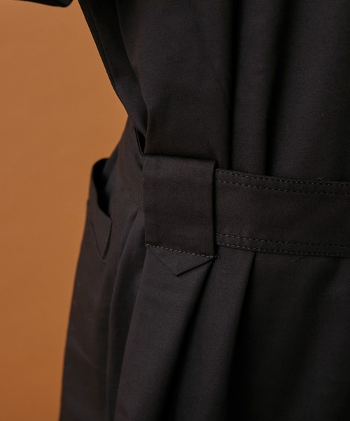 ear PAPILLONNER（イアパピヨネ）の「【MIRKO BERTOLA(ミルコ ベルトラ)】ロングトレンチコート（トレンチコート・レディース・ブラック/ベージュ・FREE）」の9枚目の写真