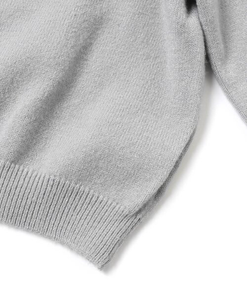 apres les cours（アプレレクール）の「ぽんぽんカーディガン（カーディガン/ボレロ・キッズ・ライトグレー/アイボリー・90/100/120/140）」の10枚目の写真