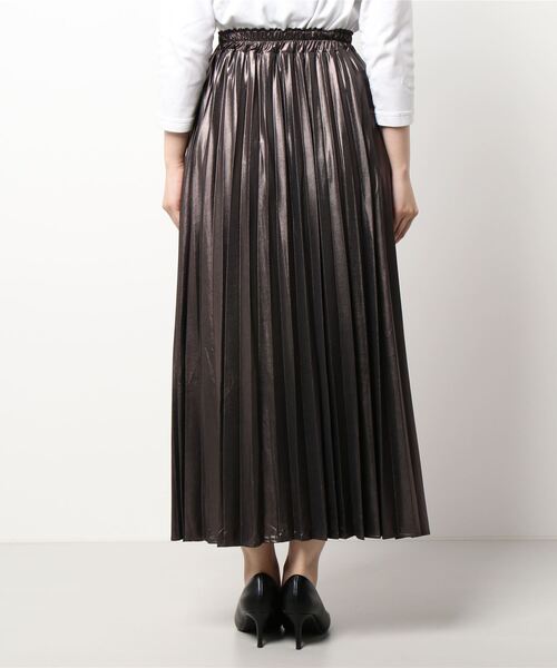 archives（アルシーヴ）の「グリッタープリーツスカート（スカート・レディース・ゴールド/ブラウン/ブラック・MEDIUM）」の12枚目の写真