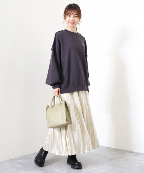 archives（アルシーヴ）の「グリッタープリーツスカート（スカート・レディース・ゴールド/ブラウン/ブラック・MEDIUM）」の11枚目の写真