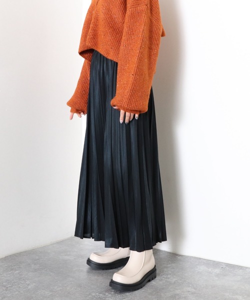 archives（アルシーヴ）の「グリッタープリーツスカート（スカート・レディース・ゴールド/ブラウン/ブラック・MEDIUM）」の20枚目の写真