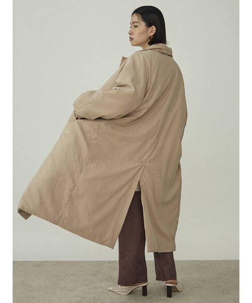 COTORICA（コトリカ）の「【THE DAYZ TOKYO】パディングチェスターコート（チェスターコート・レディース・ブラック/ベージュ・SMALL/MEDIUM）」の6枚目の写真